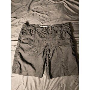 Wrangler Mens Big & Tall Black Bermuda Shorts Lightweight Size 48 Waist